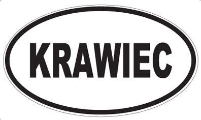KRAWIEC - Oval Magnet