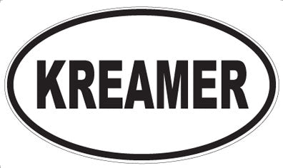 KREAMER - Oval Magnet