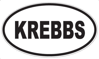 KREBBS - Oval Sticker