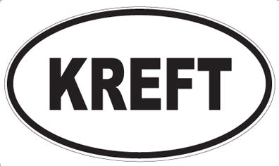 KREFT - Oval Magnet
