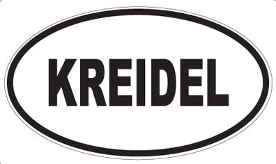 KREIDEL - Oval Sticker