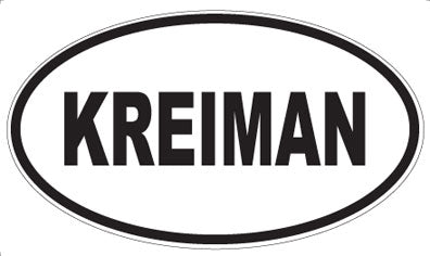 KREIMAN - Oval Magnet