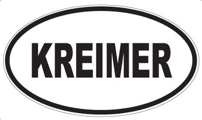 KREIMER - Oval Magnet