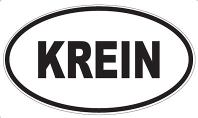 KREIN - Oval Sticker