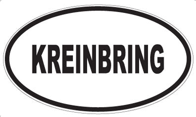 KREINBRING - Oval Magnet