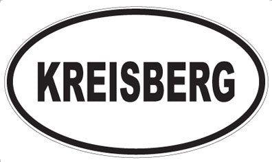 KREISBERG - Oval Sticker