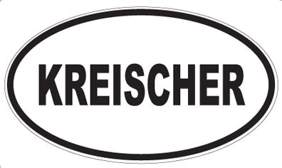 KREISCHER - Oval Magnet