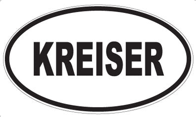 KREISER - Oval Magnet