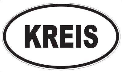 KREIS - Oval Magnet