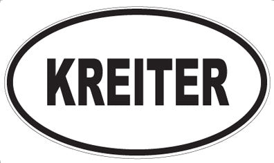 KREITER - Oval Magnet