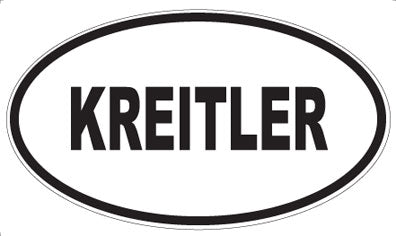 KREITLER - Oval Sticker