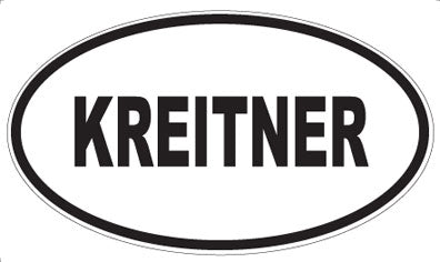 KREITNER - Oval Magnet