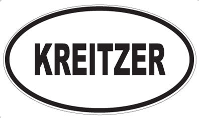 KREITZER - Oval Magnet