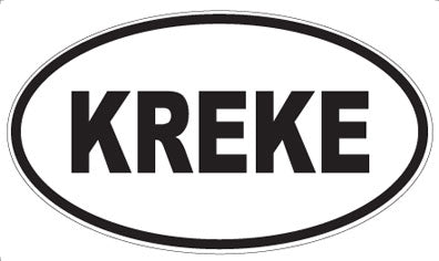 KREKE - Oval Sticker