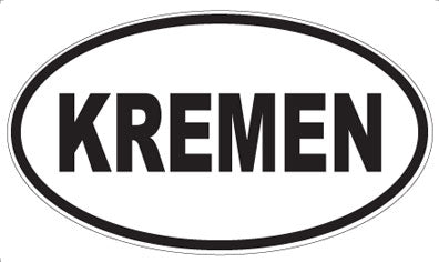 KREMEN - Oval Magnet