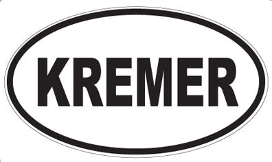 KREMER - Oval Magnet