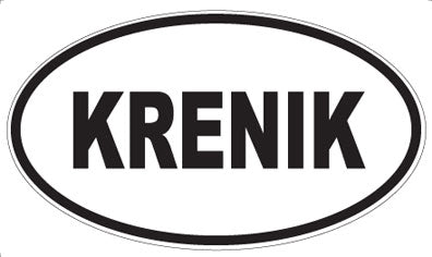 KRENIK - Oval Magnet