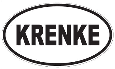 KRENKE - Oval Magnet