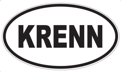 KRENN - Oval Sticker