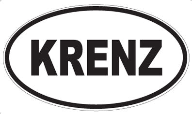 KRENZ - Oval Magnet