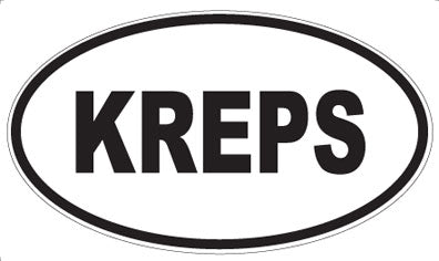 KREPS - Oval Magnet