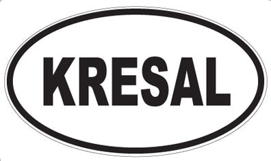 KRESAL - Oval Magnet