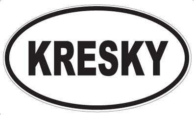 KRESKY - Oval Magnet
