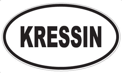 KRESSIN - Oval Magnet