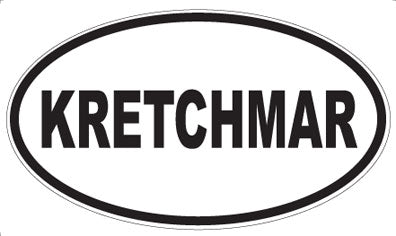 KRETCHMAR - Oval Magnet
