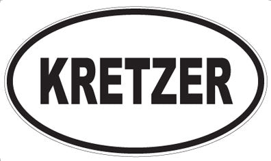 KRETZER - Oval Magnet