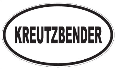 KREUTZBENDER - Oval Magnet