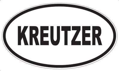 KREUTZER - Oval Magnet