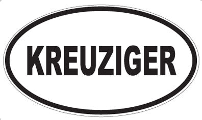 KREUZIGER - Oval Sticker