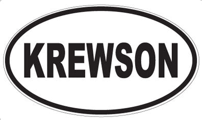 KREWSON - Oval Magnet