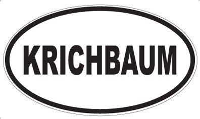KRICHBAUM - Oval Magnet