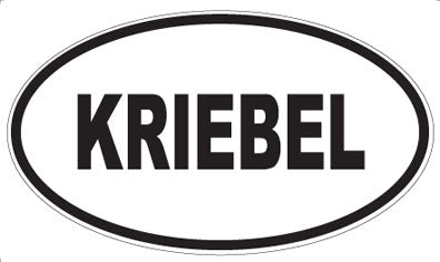 KRIEBEL - Oval Magnet