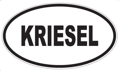 KRIESEL - Oval Magnet