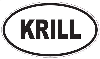 KRILL - Oval Magnet