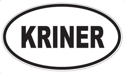KRINER - Oval Magnet