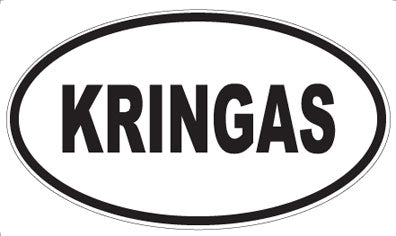 KRINGAS - Oval Magnet