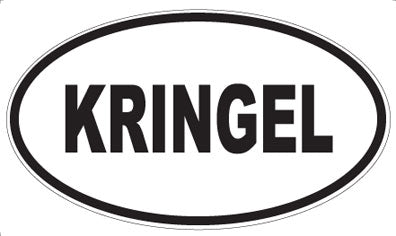 KRINGEL - Oval Magnet