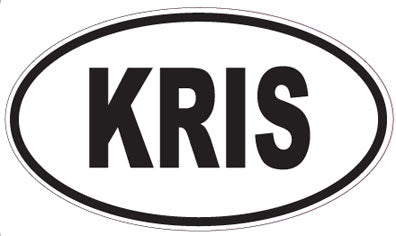 KRIS - Oval Sticker