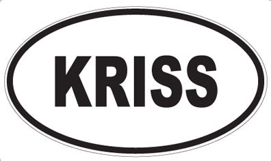 KRISS - Oval Sticker