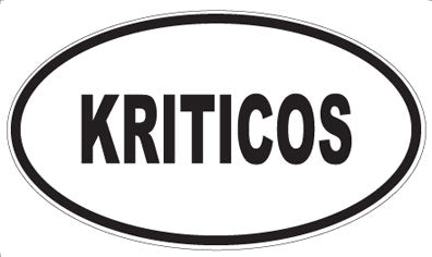 KRITICOS - Oval Magnet