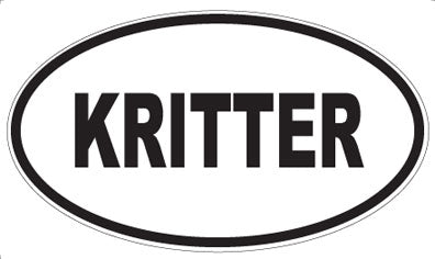 KRITTER - Oval Magnet