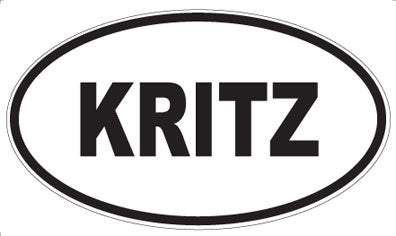 KRITZ - Oval Magnet