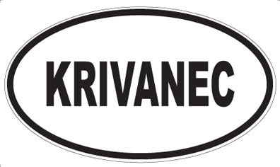 KRIVANEC - Oval Magnet