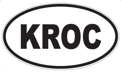 KROC - Oval Sticker