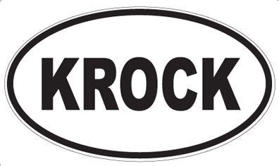 KROCK - Oval Sticker