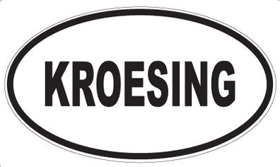 KROESING - Oval Magnet